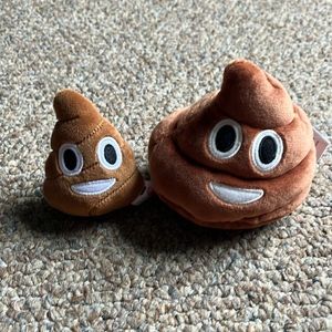 Poop emoji plush